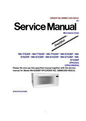 Panasonic NN-T783SF Service Manual