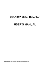 Gold Century GC-1007 User Manual