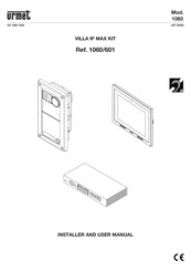 urmet domus 1060/601 Installer And User Manual