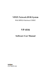 Vpon VP-4112 Software User Manual