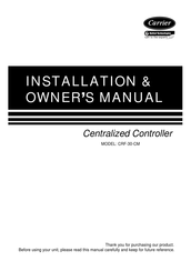 Carrier CRF-30-CM Installation & Owner's Manual