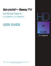 Sharp LC-32LB591C User Manual