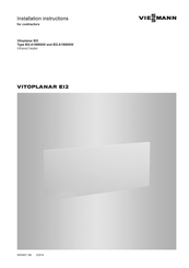 Viessmann EI2.A1000GW Installation Instructions For Contractors