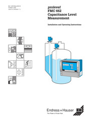 Endress+Hauser Prolevel FMC 662 Installation And Operating Instructions Manual