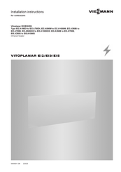 Viessmann EI3.A700B Installation Instructions For Contractors