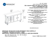 Whalen 1900550 Manual