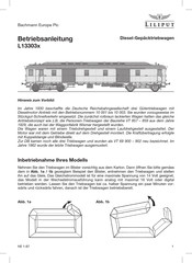 Liliput L13303 Series Instruction Sheet