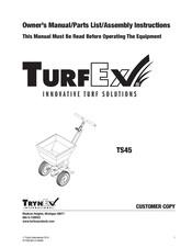 Trynex International TurfEx TS45 Owner's Manual