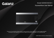 Galanz ExpressWave GEWWD16S1SV11 User Manual