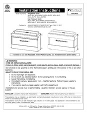 R-Co Kingsman Marquis MQVL48LPE2 Installation Instructions Manual