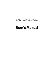 Good Way USB 2.0 PocketDrive User Manual