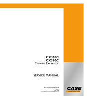 Case CX380C Service Manual