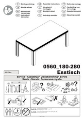 Otto Monti 0560 280 Assembly Instructions Manual