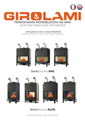 Girolami 945 Series Instructions Of Use And Maintenance