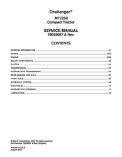 Challenger MT225B Service Manual