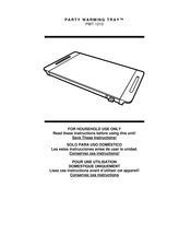 Nostalgia PWT-1210 Instructions Manual