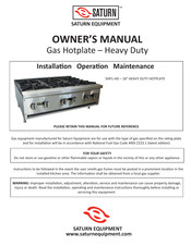 Saturn SHP1-HD Owner's Manual