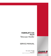 Case Ih FARMLIFT 525 Service Manual