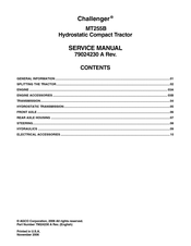 AGCO Challenger MT255B Service Manual