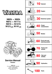 Valtra N82h Service Manual