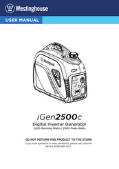 Westinghouse iGen2500c User Manual