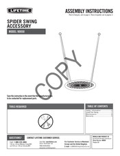 Lifetime 90850 Assembly Instructions Manual