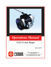 HAMAR LASER T-212 Operation Manual