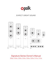 Polk Mono Signature Series Owner's Manual