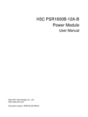 H3C PSR1600B-12A-B User Manual