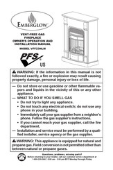 EmberGlow VFF23NLM Owner's Operation And Installation Manual