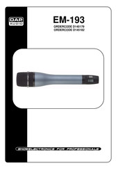 DAPAudio D145182 Product Manual