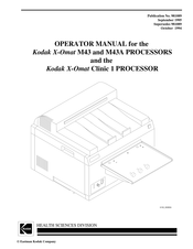 Kodak X-Omat Clinic 1 PROCESSOR Operator's Manual