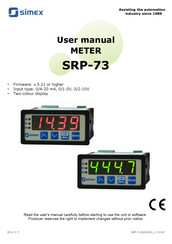 Simex SRP-73 User Manual