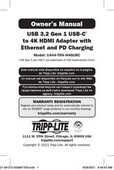 Tripp Lite U444-T6N-H4GUBC Owner's Manual