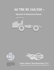 SBM AG TRK RS 300 Operation & Maintenance Manual