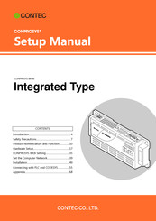 Contec CONPROSYS CPS-PC341EC-1-9201 Setup Manual