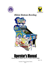 Chicago Gaming Bikini Bottom Bowling Operator's Manual
