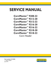 New Holland CornMaster 9216-20 Service Manual