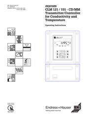 Endress+Hauser mycom CLM 121 Operating Instructions Manual