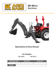 BE Ag & Industrial BE-BK71 Operations & Parts Manual