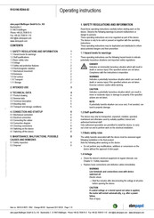 ebm-papst R1G190-RD04-02 Operating Instructions Manual