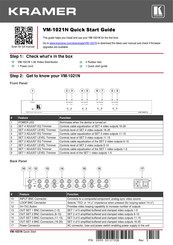 Kramer VM-1021N Quick Start Manual
