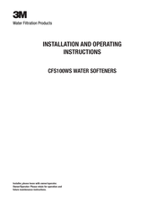 3M Cuno CFS100WS Installation And Operating Instructions Manual