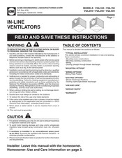 ACME VQL250 Instructions Manual