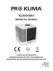 ProKlima KLW-018A1 Manual