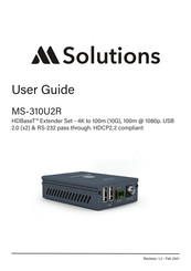 M Solutions MS-310U2R User Manual