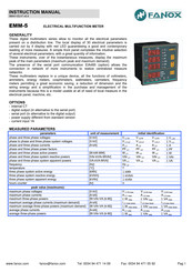FANOX EMM-5 Instruction Manual