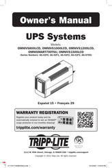 Tripp Lite AG-87D5 Series Owner's Manual