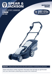 Spear & Jackson LM1300 Instruction Manual