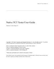 NATIVE TCT User Manual